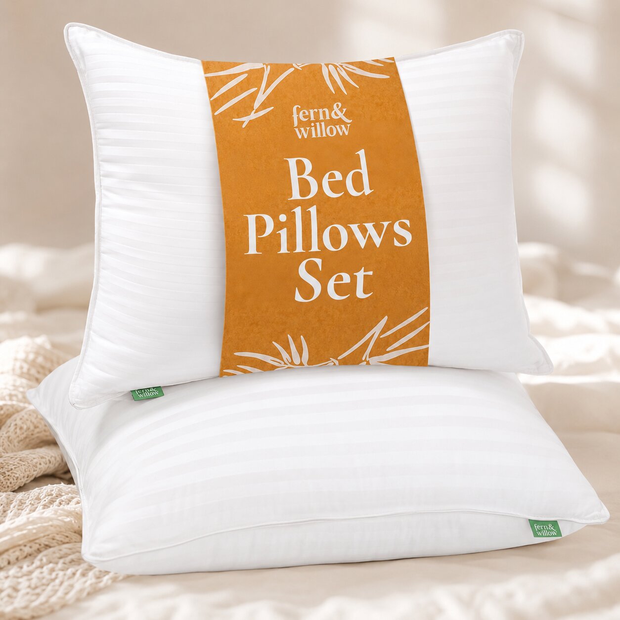 fern and willow pillow